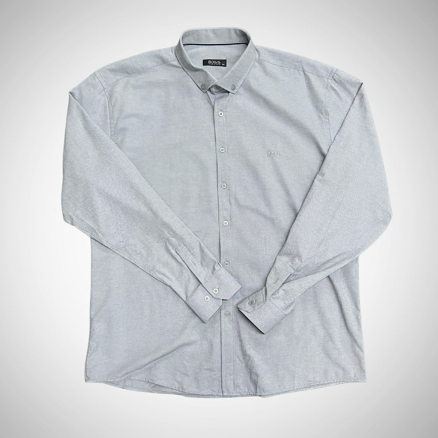 Formal Shirt 2 - Plus Size - Grey